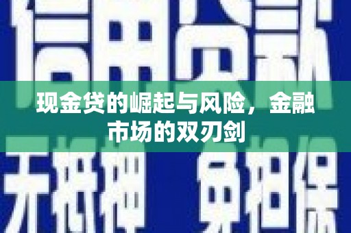 浠水现金贷的崛起与风险，金融市场的双刃剑