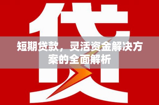 浠水短期贷款，灵活资金解决方案的全面解析